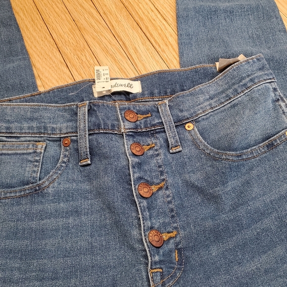 NEW Madewell 10' High Rise Skinny Jeans, Size W29 - Picture 5 of 10